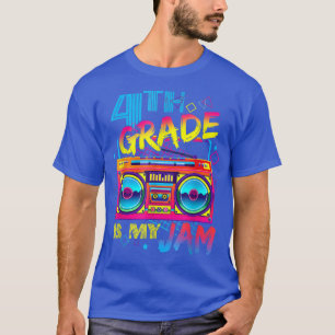 4de graad is Mijn Radio Cassette van de Retro van  T-shirt