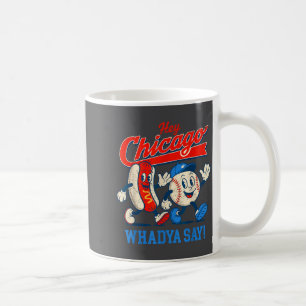 4de Hey Chicago Juli Wat zegt de hond honkbal plez Koffiemok