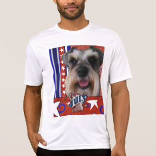 4de juli Firecracker - Schnauzer T-shirt