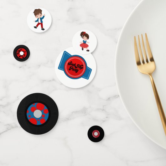 4de juli Sock Hop Party Confetti (Groep)