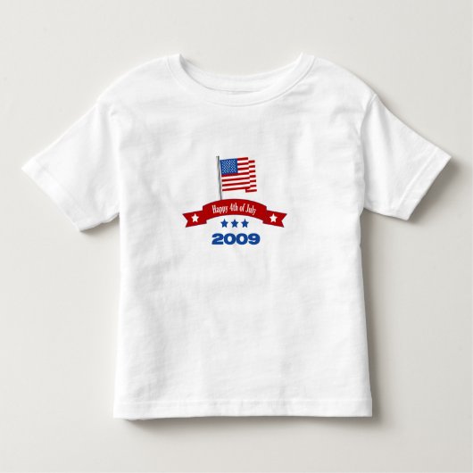 4de juli Toddler T-Shirt (Voorkant)