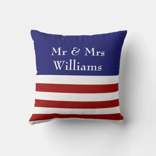 4de juli Wedding Pillow Kussen (Achterkant)