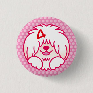 4dogs icoon ronde button 3,2 cm