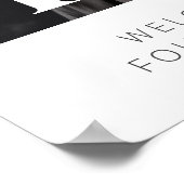 4e anniversaire Affiche de bienvenue de photos du (Coin)