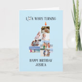 4e anniversaire Carte photo (Devant)