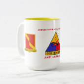 4E BATTALION 27E FIELD ARTILLERY 1ST ARMORED MOK (Voorkant links)
