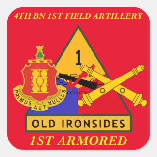 4E BN 1E VELDARTILLERIE 1E PANTSERING STICKERS