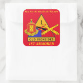 4E BN 1ER ARTILLERIE SUR LE TERRAIN 1ER STICKERS A (Sac)