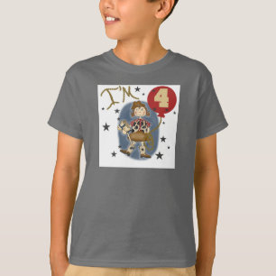 4e Cowgirl Verjaardag Tshirts en geschenken