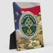 4e divisie Infectie in ruste Veteraan Fotoplaat (Zijkant)