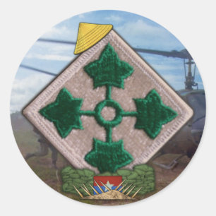 4e division d'infanterie timbre vietnam Stickers