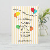 4e fête d'anniversaire Ajouter une invitation de b (Debout devant)