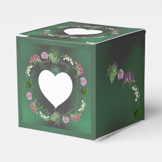 4e Fruit & Floral Favoriete Box Bedankdoosjes (Voorkant Zijde)