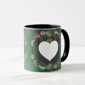 4e Fruit & Floral Mariage Anniversaire Mug (Devant droit)