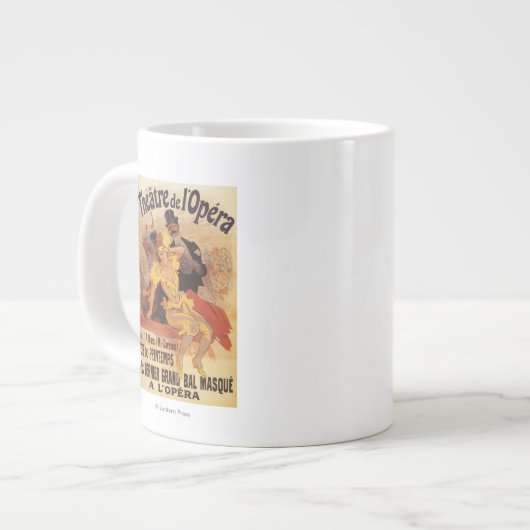 4e gemaskerde bal bij theater de l'Opera Extra Grote Beker (Voorkant links)