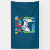 4e graad leraar 4e graad omhoog spandoek (Verticaal)