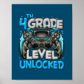 4e graad onvergrendeld spel op 4e graad achteraan poster (Voorkant)