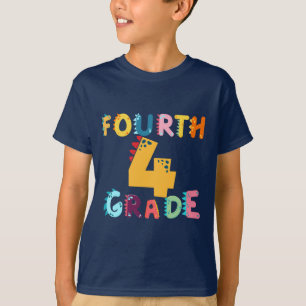 4e GRADE Dino Squad jongens Meisjes leraar B2S T-shirt
