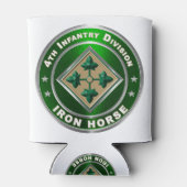 4e infanteriedivisie blikjeskoeler (Achterkant)