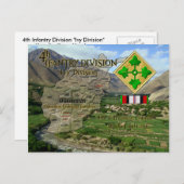 4e infanteriedivisie briefkaart (Voorkant / Achterkant)