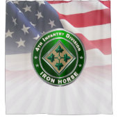 4e infanteriedivisie douchegordijn (Voorkant)