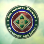 4e infanteriedivisie raamsticker (Vel 3)