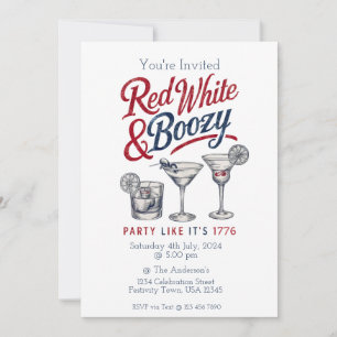4e invitation à thème vintage