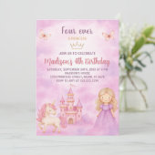 4e Invitation d'anniversaire de la princesse (Debout devant)