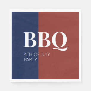 4e juli BBQ Party Servet