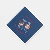 4e juli BBQ Party Servet (Hoek)