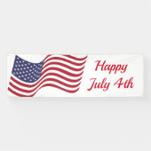 4e juli buitenbanner spandoek (Horizontaal)