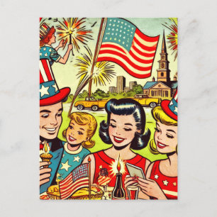 4e juli Family Comics Briefkaart