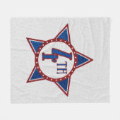 4e juli glitter Picnic Blanket Fleece Deken (Voorkant (Horizontaal))
