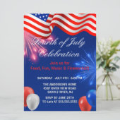 4e juli Onafhankelijkheidsdag Kaart (Staand voorkant)