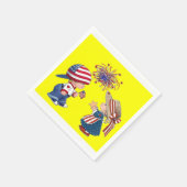 4e juli Papier Napkins Servet (Hoek)