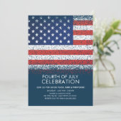 4e juli Partij barbecue Kaart (Staand voorkant)