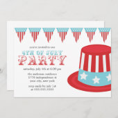 4e juli Partij Kaart (Voorkant / Achterkant)