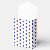 4e juli Polka Dot Pattern Favor Box Bedankdoosjes (Geopend)