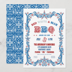 4e juli Uitnodiging BBQ
