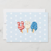 4e juli uitnodiging van de Pool- en Ice Cream-part (Achterkant)