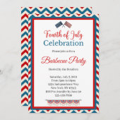 4e juli uitnodiging voor barbecue (Voorkant / Achterkant)