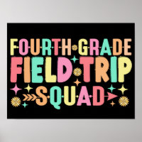 4e klas Field Trip Squad Grappige Student Docent