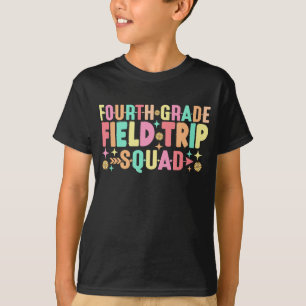 4e klas Field Trip Squad Grappige Student Docent T-shirt