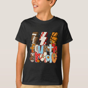 4e klas jongens bliksemschicht voetball verkoop Sk T-shirt