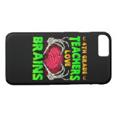 4e klas leraren hersenen skelet hand hart hal Case-Mate iPhone case (Achterkant (Horizontaal))