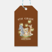 4e klas Squad Wild Zoo Docent Student B2S Cadeaulabel (Voorkant)