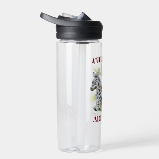 4e klas Squad Wild Zoo Docent Terug Waterfles (Rechts)