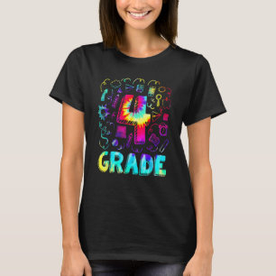 4e klas stropdas verf terug naar school leerling l t-shirt