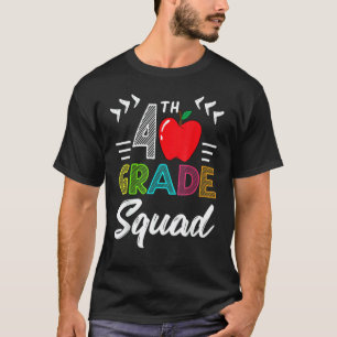 4e klas team beste team terug naar school afstuder t-shirt