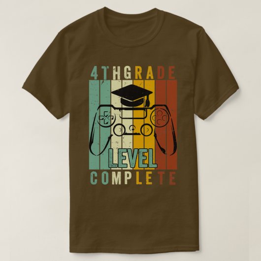4e niveau klasse voltooid t-shirt (Design voorkant)